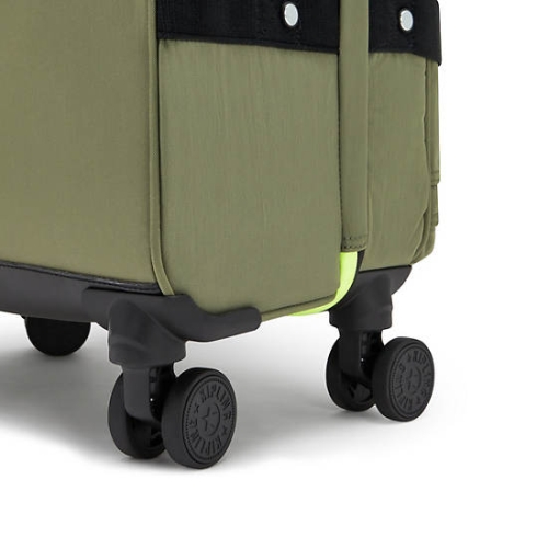 Kipling Spontaneous Medium Rolling Suitcases Olive | US40HIPSN