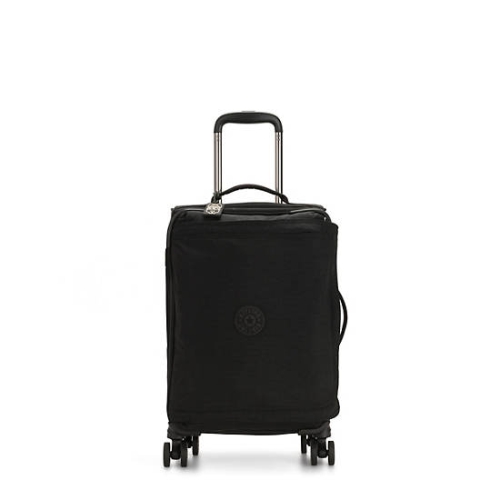 Kipling Spontaneous Small Rolling Suitcases Black | US27USOBJ