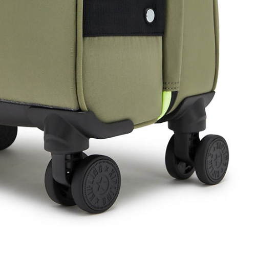 Kipling Spontaneous Small Rolling Suitcases Olive | US39RTPNI