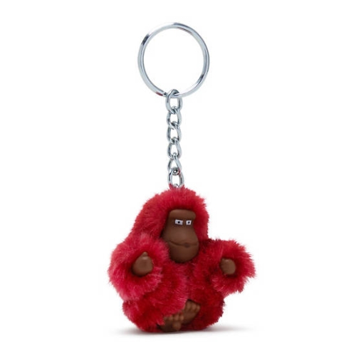 Kipling Sven Extra Small Monkey Keychains Red Pink | US24GFQPR