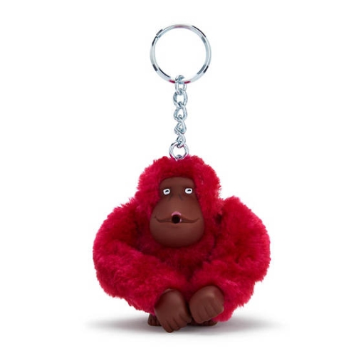 Kipling Sven Monkey Keychains Burgundy | US49ZVMFR