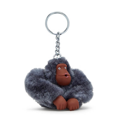 Kipling Sven Monkey Keychains Grey | US34RUHPK