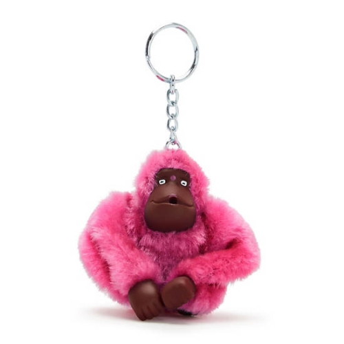 Kipling Sven Monkey Keychains Pink Purple | US45TDUJX