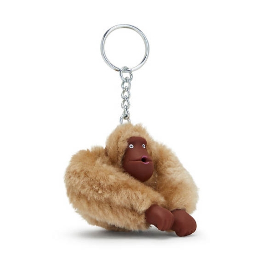 Kipling Sven Small Monkey Keychains Beige | US05HWXIL