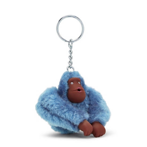 Kipling Sven Small Monkey Keychains Blue | US31COLJD