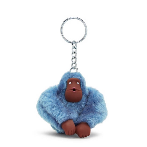 Kipling Sven Small Monkey Keychains Blue | US31COLJD