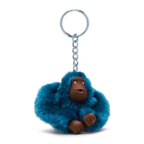 Kipling Sven Small Monkey Keychains Turquoise | US47JQLIE