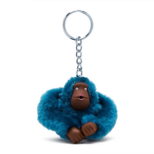 Kipling Sven Small Monkey Keychains Turquoise | US47JQLIE