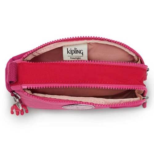 Kipling Tibby Classic Pouch Bags Pink | US97XKRTQ