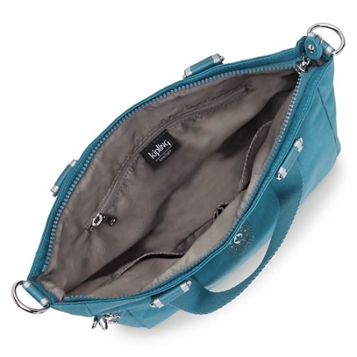 Kipling Venla Tote Bags Turquoise | US42SKFTG