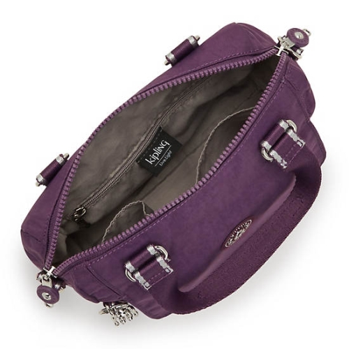 Kipling Zeva Handbags Purple | US46EZWIA