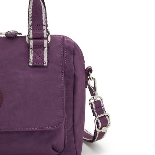 Kipling Zeva Handbags Purple | US46EZWIA