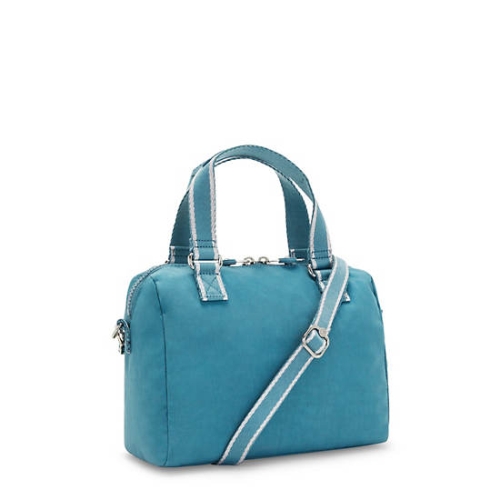 Kipling Zeva Handbags Turquoise | US14LYCPB