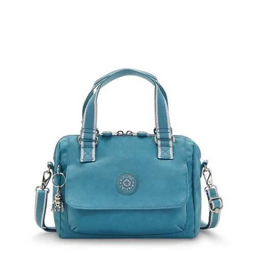 Kipling Zeva Handbags Turquoise | US14LYCPB